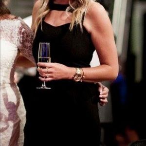 Black Jumpsuit Cut Out Neckline